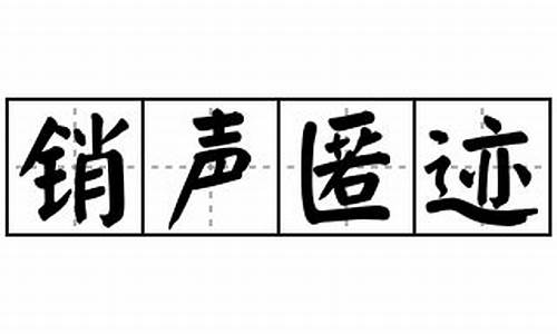 銷聲匿跡造句100字怎么寫_銷聲匿跡造句100字怎么寫的